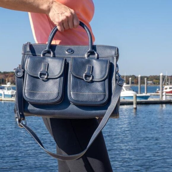 Dooney & Bourke Handbags - New, D&B Double Pocket 2 Way Tote & Accessories